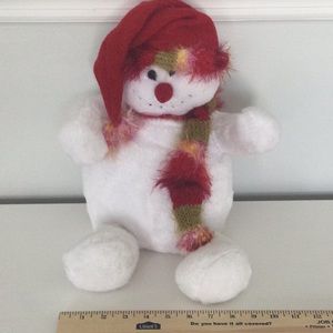 Plush Santa Snowman